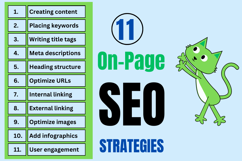 11 strategies for on page SEO (On-page SEO)