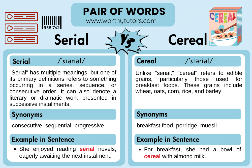Understanding the Difference Between “Serial” and “Cereal”